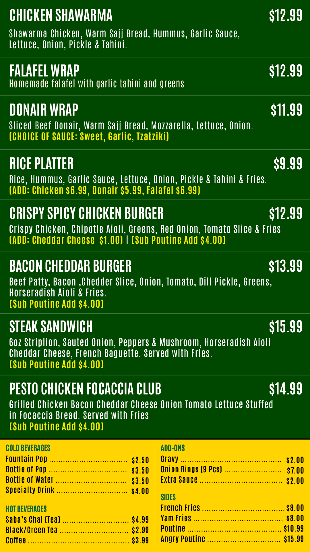 Shawarma & Donair